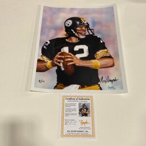 Signed Authenticated Terry Bradshaw Steelers Football NFL Autograph Memorabilia